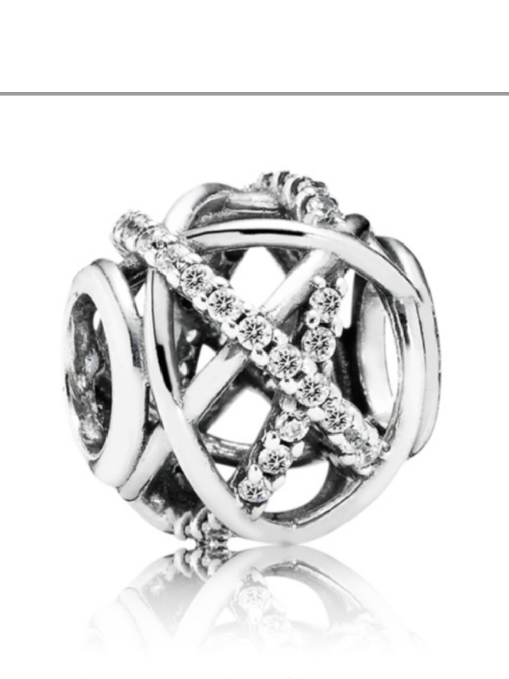 Pandora Silver Galaxy CZ Charm